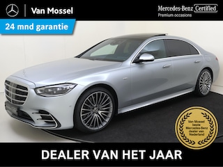 Mercedes-Benz S-klasse 580 e 4MATIC Lang AMG Line / Panoramadak/ 21 inch/ Achterasbesturing/ Exclusiefpakket/ Stoelverwarming- & Ventilatie V+A/ Zéér compleet!