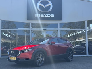 Mazda CX-30 2.0 e-SkyActiv-X M Hybrid Luxury 1e Eig., NL-Auto, Dealer Ondh, Automaat, Navigatie, Apple Carplay/ Android Auto, Head-up Cruise Controle Ad., Bose, Leer, Stoelverw., Stuur verw.