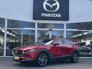 Mazda CX-30 2.0 e-SkyActiv-X M Hybrid Luxury 1e Eig., NL-Auto, Dealer Ondh, Automaat, Navigatie, Apple Carplay/ Android Auto, Head-up Cruise Controle Ad., Bose, Leer, Stoelverw., Stuur verw.