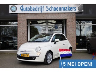 Fiat 500 0.9 TwinAir Lounge PANORAMA LEER AIRCO NL-AUTO LMV PDC NAP