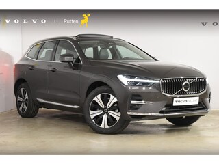 Volvo XC60 T6 350PK Automaat Plug-in Hybrid AWD Plus Bright / Navigatie / Elektrisch glazen schuif-kanteldak / Leren bekleding / Stuur & Stoelverwarming / Elektrische stoelen met geheugen / Elektrische achterklep / Cruise control