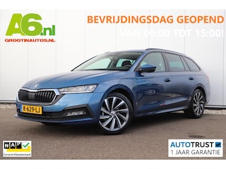 Skoda Octavia Combi 1.0 e-TSI Business Edition Automaat Trekhaak Navigatie Clima Adaptive Cruise 18 inch LMV Parkeersensor Elektrische Achterklep