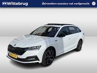 Skoda Octavia Combi 1.4 TSI iV PHEV Sportline Business / AUTOMAAT/ PANO/ ACC/ SMARTLINK/ PARK.SENSOREN V+A/ CAMERA/ STOELVERWARMING/ RIJ-MODI/ KEYLESS/ NAVI/ DAB/ CLIMA/ LED/ 18'' LMV