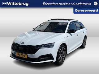Skoda Octavia Combi 1.4 TSI iV PHEV Sportline Business / AUTOMAAT/ PANO/ ACC/ SMARTLINK/ PARK.SENSOREN V+A/ CAMERA/ STOELVERWARMING/ RIJ-MODI/ KEYLESS/ NAVI/ DAB/ CLIMA/ LED/ 18'' LMV