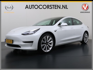 Tesla Model 3 SR+ 325PK LFP-Accu Trekhaak 19"Lmv AutoPilot Leer Pano-Dak Adaptive Cruise Lmv 18" Camera's Elektr.-Stuur+Stoelen+Spiegels+Geheugen+Easy-Entry+Verwarmde stoelen Park assistent Pdc WIFI Ecc Lane-Assist Speed-Assist Ecc Navi Led DAB Voorverwarmen interieur via App Keyless One-Pedal-Drive Origineel Nederlandse Auto LFP accu dus 100% opladen!