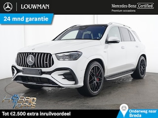 Mercedes-Benz GLE Mercedes-AMG 53 Hybrid 4MATIC+ Premium | Trekhaak | Distronic | 22 Inch AMG Velgen | AC en DC Laden | Panorama Schuif-Kanteldak. Inclusief 24 maanden MB Certified garantie voor Europa.
