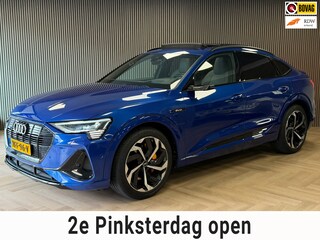 Audi E-tron 55 quattro S edition 95 kWh AUT. PANORAMADAK CAMERA VIRTUAL COCKPIT NAVI LEDER APPLE CARPLAY STOELVERWARMING