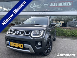 Suzuki Ignis 1.2 Smart Hybrid Style Achteruitrijcamera - Airco - Apple carplay - Bluetooth - Navigatie - Dakrails - Cruise control - Stuur multifunctioneel - Keyless start - Voorstoelen verwarmd - Led verlichting - Elektrische ramen - Getint glas achter - Mistlampen - Licht metalen velgen 16 inch - Radio - Start/stop systeem - Stuur leder