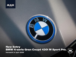 BMW 420i M Sport Pro, NL-auto, 1e eig., H/K, HUD, camera, LED-kopl., 19'', NP75k