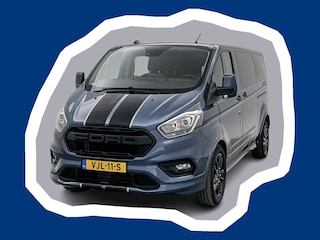 Ford Transit Custom 320 2.0 TDCI L2H1 Sport 185pk DC Schuifdeur L+R Navigatie Trekhaak Stoelverwarming Dubbele cabine
