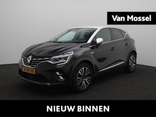 Renault Captur 1.3 TCe 155 Initiale Paris | Apple Carplay/Android | cruise control adaptief | dodehoek detectie | electronic climate control | LED koplampen | lichtmetalen velgen 18", luxe lederen bekleding, metaalkleur | navigatiesysteem full map |