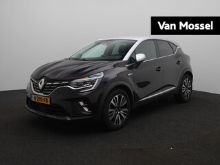 Renault Captur 1.3 TCe 155 Initiale Paris | Apple Carplay/Android | cruise control adaptief | dodehoek detectie | electronic climate control | LED koplampen | lichtmetalen velgen 18", luxe lederen bekleding, metaalkleur | navigatiesysteem full map |