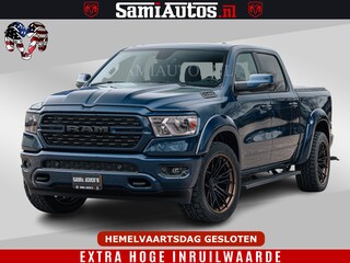 Dodge Ram SPORT | 5.7 V8 4x4 HEMI | PANORAMA DAK | GROOTSCHEM 12 INCH | LPG | Patriot Blue CREW CAB | DUBBELE CABINE | 5 PERSOONS | DC | VOORRAAD NR 2555 - 3325