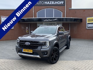 Ford Ranger 2.0 Super Cab EcoBlue Wildtrak Automaat met 20.843Km! | 6 Cilinder! | 3500Kg trekgewicht | Stoel-stuurverwarming | Ndl Auto! | Carplay | Groot Touchscreen | RIJKLAARPRIJS INCL 12 MAANDEN GARANTIE EN BEURT
