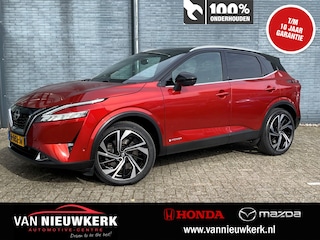 Nissan Qashqai E-power Hybrid 190pk Automaat Tekna Plus | Panorama dak | Leer | Massagestoel | Geheugen Stoel | 20 Inch | BOSE Audio | Carplay | Blindspot |