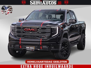 GMC Sierra AT4 6.2 V8 4X4 | VIRTUAL COCKPIT | LPG | HUD | BOM VOL | DC | RAM DEALER NEDERLAND | Dubbele Cabine met Royale 5 Zitplaatsen | BPM vrij | Nu Leverbaar uit Voorraad | Voorraad Nr 261530 |