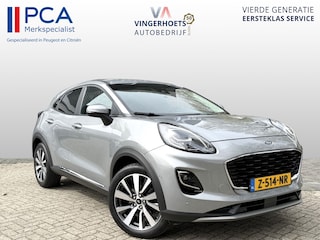 Ford Puma 125 Pk Titanium X Benzine * Navigatie * Adaptive Cruise Control * Achteruitrij Camera * 18" L.M. Velgen * Vingerhoets; Vierde Generatie Eersteklas Service. Al meer dan 100 jaar een begrip in de Brabantse Kempen.