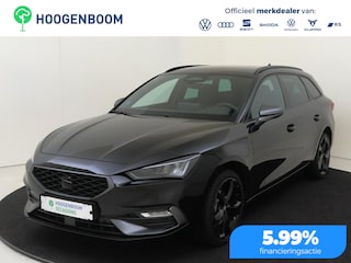 Seat Leon Sportstourer 1.5 TSI e-Hybrid FR Business | Achteruitrijcamera | Keyless entry | Elektrische achterklep | Zwarte logo's | 18" Velgen zwart