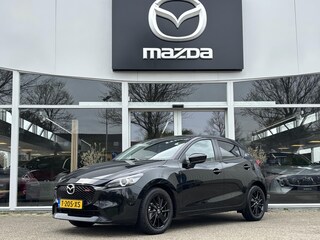 Mazda 2 1.5 e-SkyActiv-G 90 Homura NL-Auto, 1e Eig., Dealer Ondh., Apple Carplay / Android Auto, Cruise Controle, A. Rij-Camera, Stoel verw., StuurverW., Lichtmetaal Black.