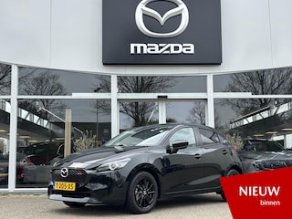 Mazda 2 1.5 e-SkyActiv-G 90 Homura NL-Auto, 1e Eig., Dealer Ondh., Apple Carplay / Android Auto, Cruise Controle, A. Rij-Camera, Stoel verw., StuurverW., Lichtmetaal Black.