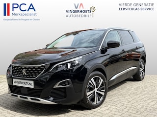 Peugeot 5008 130 Pk Benzine 5-Persoons Luxe Allure Zwart * Trekhaak * Navigatie * 1/2 Lederen Interieur * L.M. Velgen * Climate & Cruise Control * Hoge Zit * Vingerhoets; Vierde Generatie Eersteklas Service. Al meer dan 100 jaar een begrip in de Brabantse Kempen.