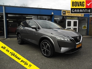 Nissan Qashqai 1.3 MHEV HYBRID AUTOMAAT N-CONNECTA NAV ECC 19"LMV 360 CAMERA PDC LED RIJKLAARPRIJS