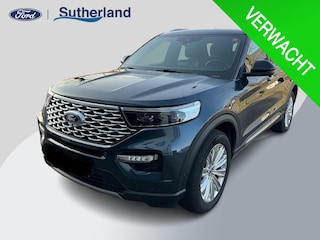 Ford Explorer 3.0 V6 EcoBoost PHEV Platinum 457pk | 7 persoons | Trekhaak | Panoramadak | BTW verrekenbaar | Adaptieve Cruise | Lederen bekleding | Stoelverwarming
