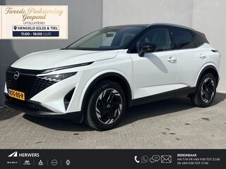 Nissan Qashqai 1.3 MHEV Xtronic N-Connecta / 1800kg Trekgewicht / Cold Pack / 360 Camera / Elektrische Achterklep / Head-up Display / Apple Carplay&Android Auto / Adaptieve Cruise Control / Panorama / Keyless /