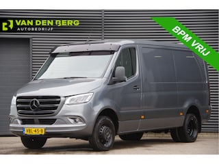 Mercedes-Benz Sprinter 519 3.0 CDI V6 L2H1 N1, AUT. LED, LEDER, DUBBELLUCHT, STOELVERWARMING, ELEKTR. SCHUIFDEUR, MBUX 10'', CAMERA, NAVI, CRUISE, CLIMA, VOORRUITVERWARMING, NL AUTO, NAP, DUBBEL LUCHT