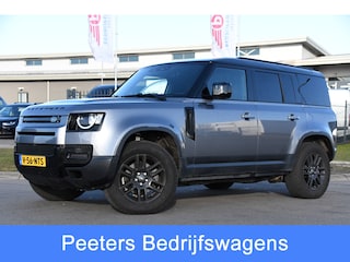 Land Rover Defender Hard Top 3.0 D250 110 MHEV S 360 Camera, Carplay, Automaat, Cruise, Grijs kenteken, 249pk, Leder, LED, Stuurverwarming, BOM VOL!