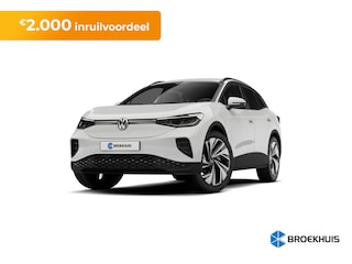 Volkswagen ID.4 Pro Limited Edition Inclusief €2000,- inruilvoordeel | Trekhaak elektrisch uitklapbaar | 'App-Connect' draadloze smartphone integratie | Achterbank in ongelijke delen neerklapbaar incl. middenarmsteun en doorlaadmogelijkheid | Afstandscontrolesysteem (Front Assist), met voetgangers- en fietsersherkenning