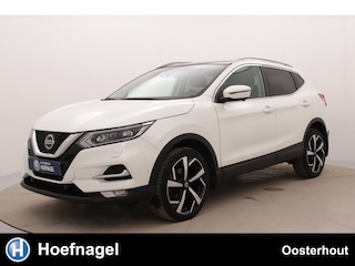 Nissan Qashqai 1.3 DIG-T Tekna | Automaat | Adaptive cruise | Stoelverwarming | CarPlay | camera | Panoramadak | Trekhaak