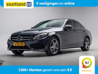 Mercedes-Benz C-klasse 180 AMG Line Aut. [ LED Camera Leder Navi Stoelverwarming ]