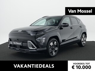 Hyundai Kona 1.6 GDI HEV Premium | Lederen bekleding | Stoelverkoeling | Stoelverwarming | Stuurverwarming | Adaptieve Cruise Control | 360 Camera |