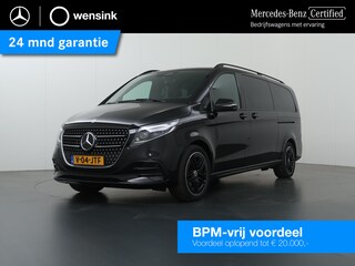 Mercedes-Benz V-klasse 300d | XL L3 | AMG | Exclusive | 2-zits | Airmatic | Standkachel | Trekhaak | Stoelventilatie | Stoelverwarming | Stoelen+Banken aanwezig | Certified |