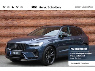 Volvo XC60 T6 Plug-in hybrid AWD Plus Black Edition | Actieve Luchtvering | 21'' Black ed. velgen | Head-Up display | Stuurwiel verwarmbaar | Stoelen voor/achter verwarmbaar | Panoramisch dak met schuif-/kantel functie | 360 graden camera |