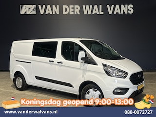 Ford Transit Custom 2.0 TDCI L2H1 Dubbele Cabine Inrichting Euro6 Airco | 6-Zits | Camera | LED | Apple Carplay | 2750kg Trekhaak Android Auto, Cruisecontrol, Verwarmde voorruit, Parkeersensoren