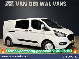 Ford Transit Custom 2.0 TDCI L2H1 Dubbele Cabine Inrichting Euro6 Airco | 6-Zits | Camera | LED | Apple Carplay | 2750kg Trekhaak Android Auto, Cruisecontrol, Verwarmde voorruit, Parkeersensoren