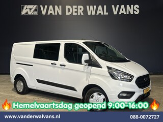 Ford Transit Custom 2.0 TDCI L2H1 Dubbele Cabine Inrichting Euro6 Airco | 6-Zits | Camera | LED | Apple Carplay | 2750kg Trekhaak Android Auto, Cruisecontrol, Verwarmde voorruit, Parkeersensoren