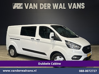 Ford Transit Custom 2.0 TDCI L2H1 Dubbele Cabine Inrichting Euro6 Airco | 6-Zits | Camera | LED | Apple Carplay | 2750kg Trekhaak Android Auto, Cruisecontrol, Verwarmde voorruit, Parkeersensoren