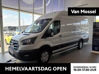Ford Transit 350 L4H3 Trend 68 kWh Subco | SUBCO PAKKET INCLUSIEF RVS SIDE + REAR BARS | TUSSENWAND + DOORLOOP | APPLE CARPLAY ANDROID AUTO | 360 CAMERA | ADAPTIEVE CRUISE CONTROL | DODE HOEK SENSOREN | STOEL + STUURVERWARMING |