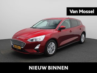 Ford Focus 1.0 EcoBoost Titanium Business | Afn. Trekhaak | Stoel- & Stuurwielverwarming | Camera | Keyless | Licht- & Regensensor | Full-Map Navigatie | Voorruit Verwarmd | 16" LMV | Cruise Control & Snelheidsbegrenzer | Apple Carplay & Android Auto