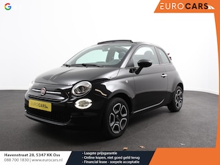 Fiat 500 1.0 Hybrid Club Cabrio Airco LED Parkeersensoren achter Cruise control Radio Apple Carplay/ Android Auto