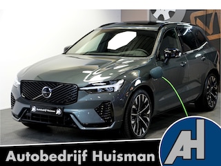 Volvo XC60 2.0 T8 AWD 335kW/456pk Aut8 Plug-in hybrid Ultra Dark LUCHTVERING + PANORAMADAK + HARMAN/KARDON + ADAPT.CRUISE + GOOGLE DASH + HEAD-UP + LANE ASSIST + STOEL-&STUURVERWARMING + 360 CAMERA + PARKSENSOREN V&A + 21" LM-VELGEN!!