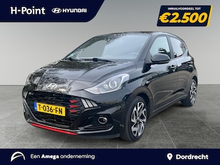 Hyundai i10 5drs. 1.0 T-GDI 100pk N Line 5-zits | N PERFORMANCE PACK | 8''INCH MULTIMEDIA |CAMERA | NAVI | APPLE CARPLAY & ANDROID AUTO | STOEL & STUUR VERW. |