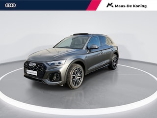 Audi Q5 50 TFSIe 220kW/299PK S Line · Panoramadak · Trekhaak · Camera · Adaptive Cruise Control · Apple/Android Car Play ·  Leder/Alcantara · Garantie t/m 07-06-2026