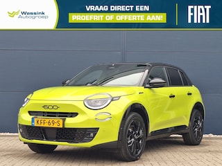 Fiat 600 54kWh 156pk Aut Sport | Elektrische Massagestoelen | Stoel -en Voorruitverwarming | Adaptive Cruise Control |