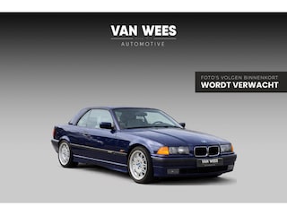 BMW 3-serie Cabrio 320i E36 | HiFi audio | Motorsport velgen | Montrealblau | Leer | Sportstuur | Stoelverwarming | Airco | 150 pk | 6 cilinder