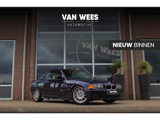 BMW 3-serie Cabrio 320i E36 | HiFi audio | Motorsport velgen | Montrealblau | Leer | Sportstuur | Stoelverwarming | Airco | 150 pk | 6 cilinder