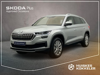 Skoda Kodiaq Business Edition Plus 1.5 TSI 150pk DSG Automaat Trekhaak, Lederen bekleding, Cruise control, Navigatie, 360 camera, Achteruitrijcamera, Verwarmde voorruit